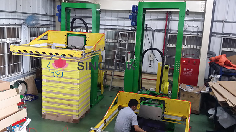 Horizontal Pallet Full Automatic Strapping Machine  
