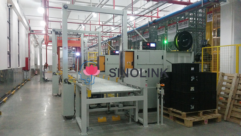 Fully Automatic Vertical Pallet Strapping Machine