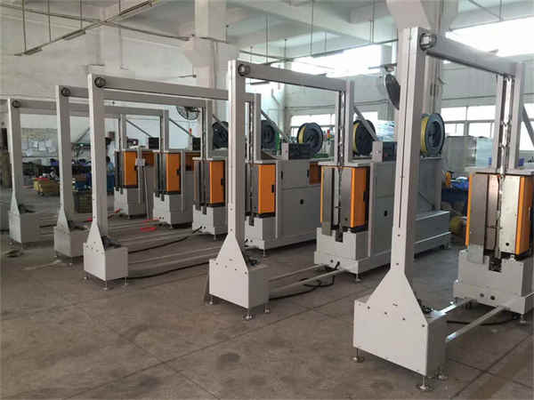 Fully Automatic Vertical Pallet Strapping Machine