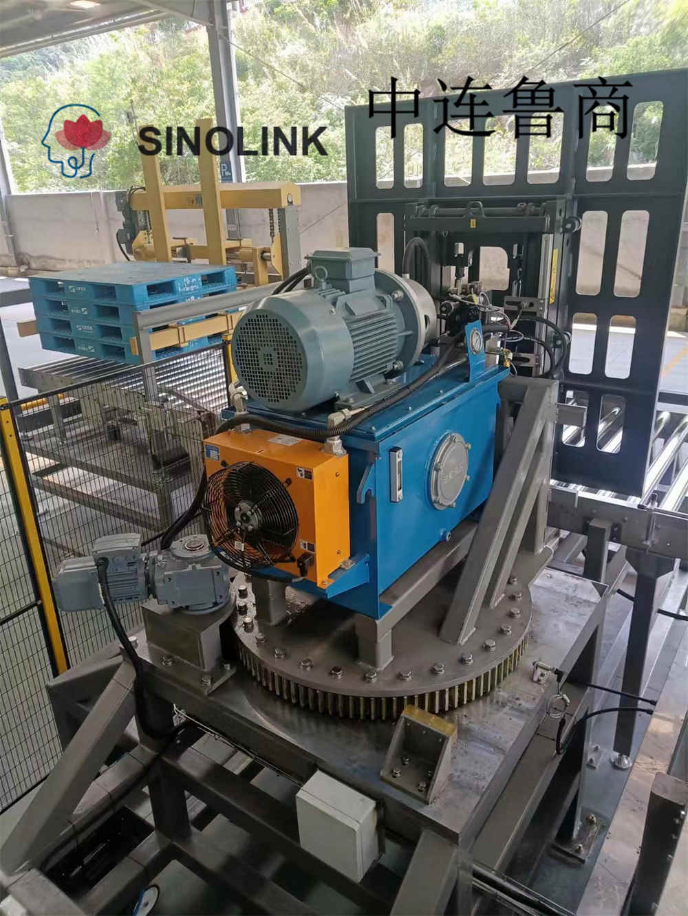 Fully Automatic Palletized Cargo Separation Type Pusher