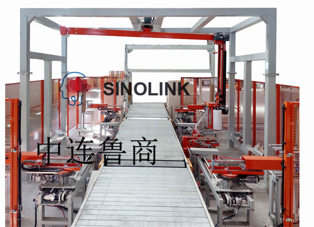 Fully automatic unmanned automatic extended paper corner protection machine