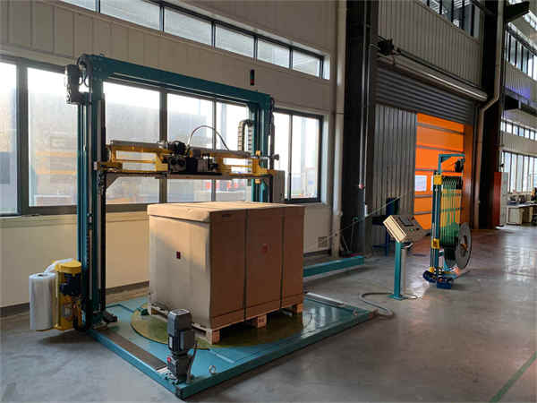 Fully Automatic Vertical Pallet Strapping Machine