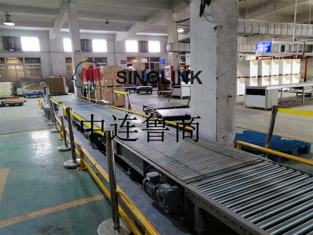 Fully Automatic IKEA Home Paper Pallet Logistics Conveying Wrapping Packaging System