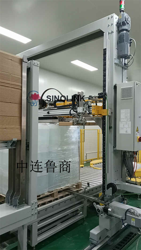 Full Automatic Extended Paper Corner Protection Vertical Sword Strapping Machine