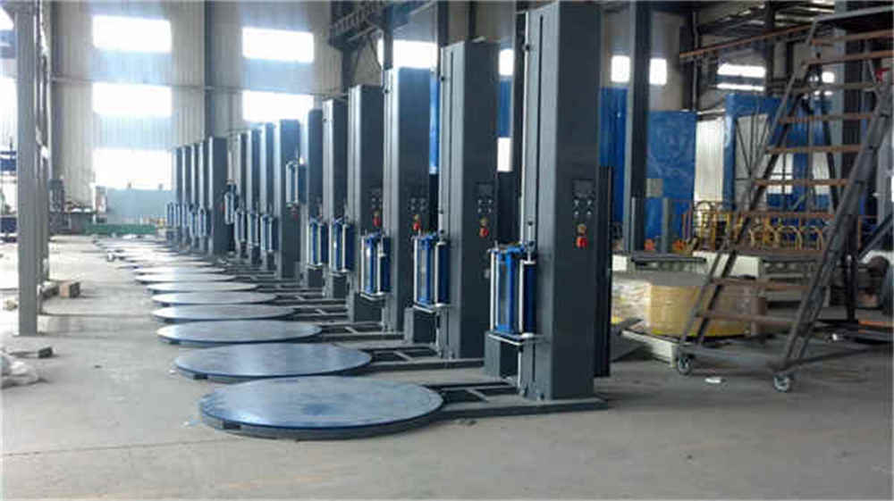Semi Automatic Pallet Wrapping Machine