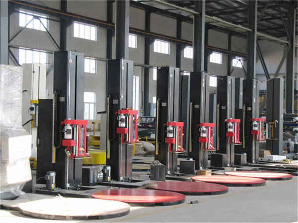 Semi Automatic Pallet Wrapping Machine