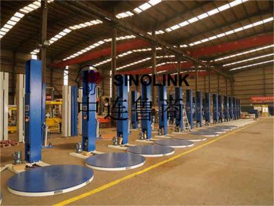 Semi Automatic Pallet Wrapping Machine
