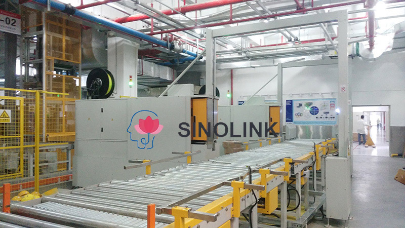 Automatic Vertical Pallet Strapping Machine