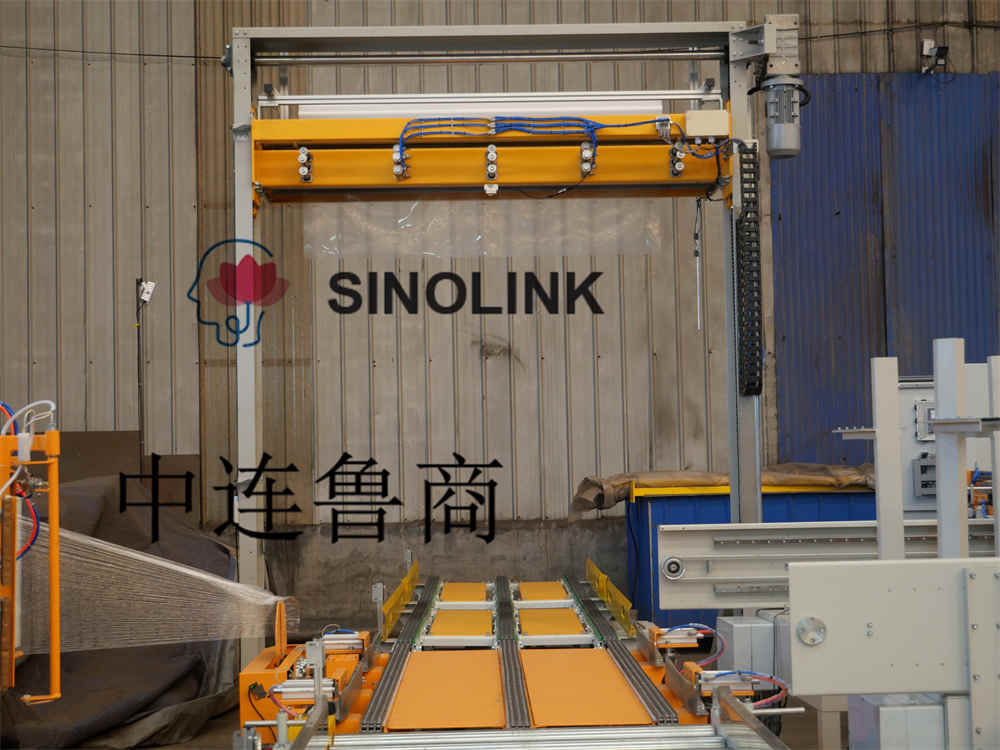 wrapping machine with corner prtection