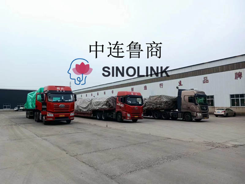 Delivery three trailers' goods for clients 